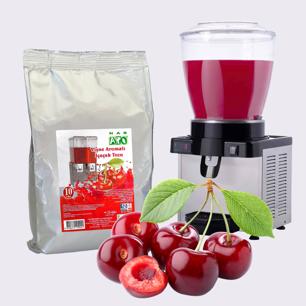 ARO-visne-tozu ARO Vişne Aromalı içecek Tozu 450gr. 10 litre - Görsel 1